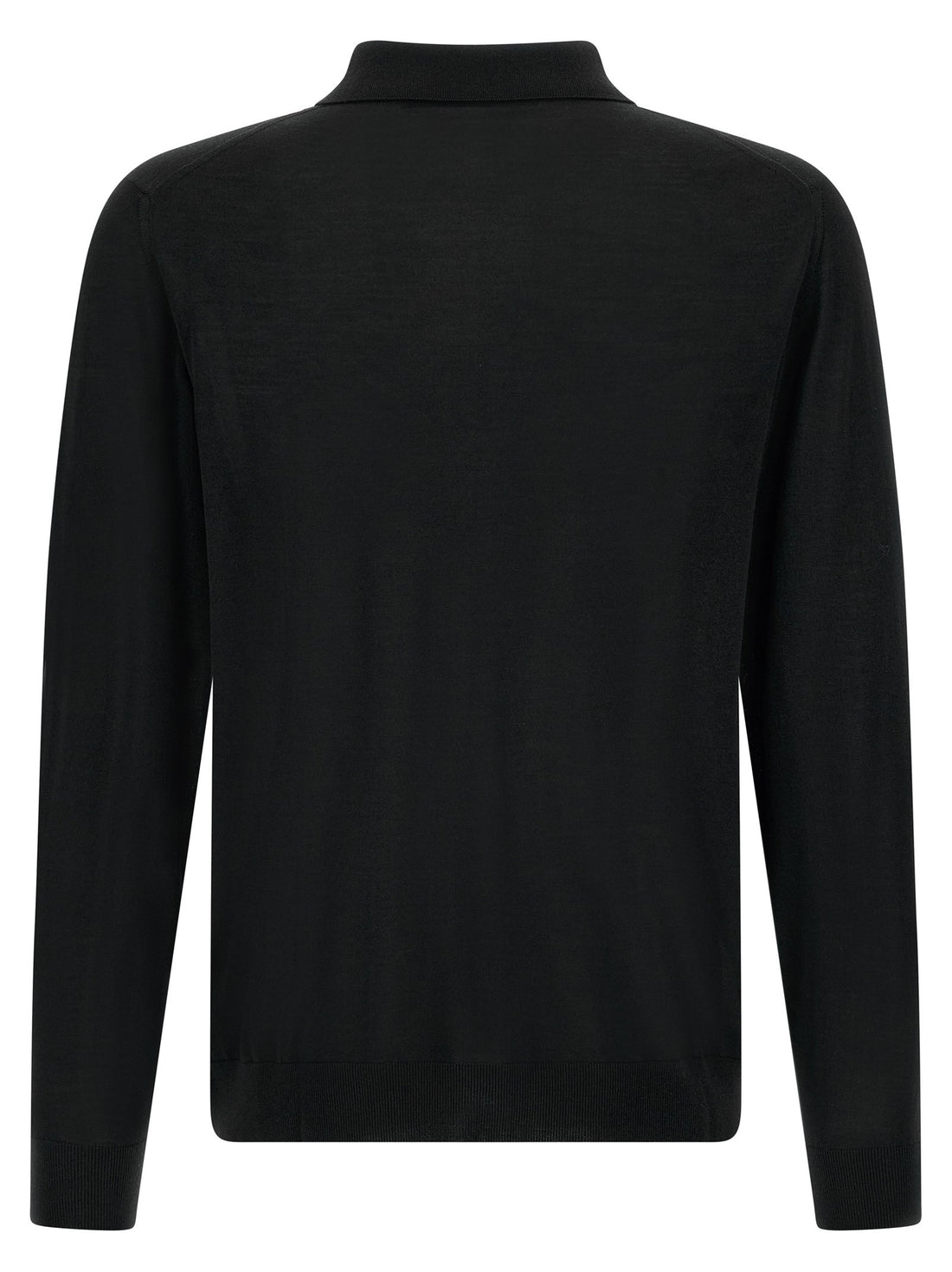 KITON - Wool polo shirt 14 microns