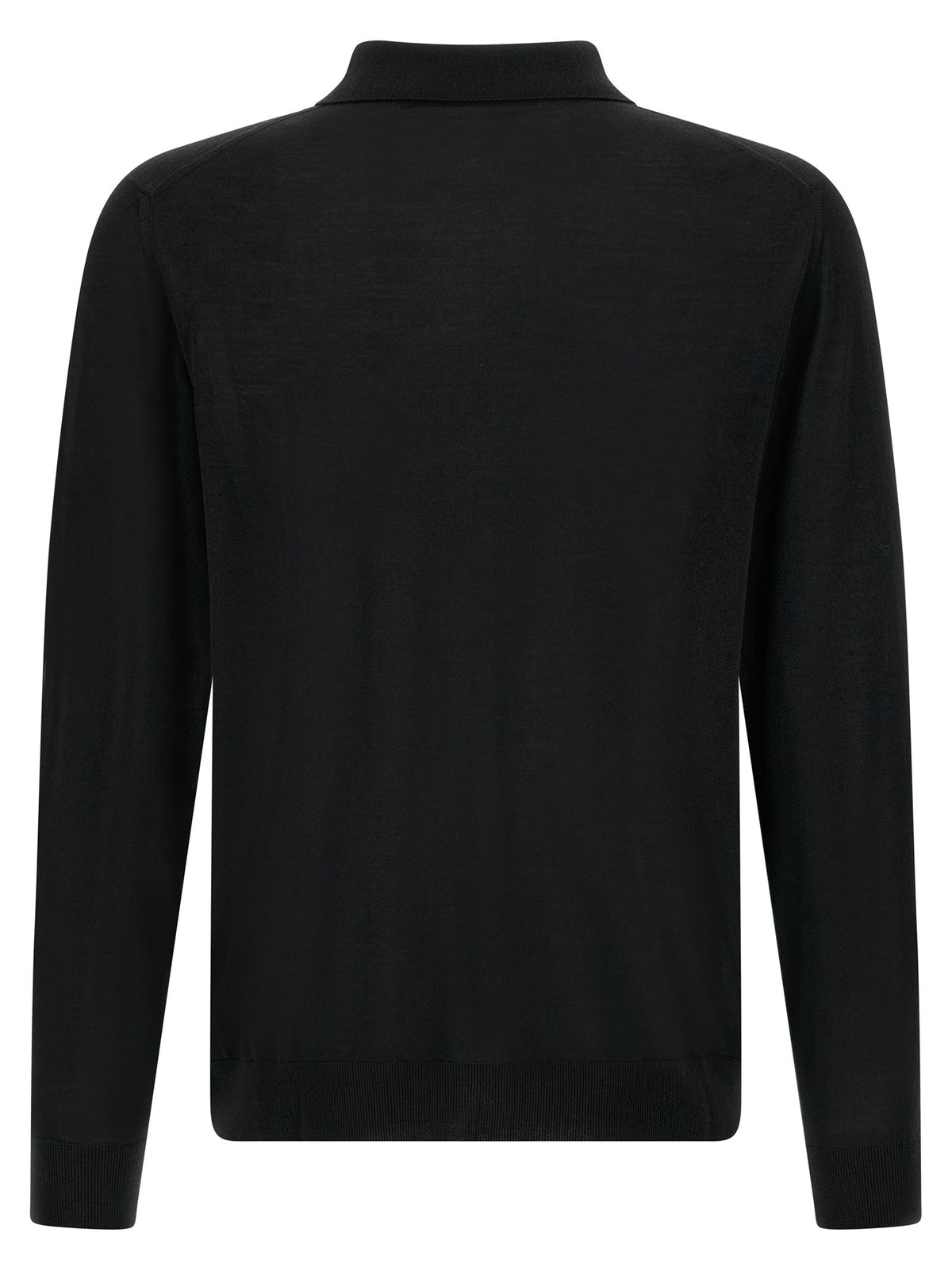 KITON - Wool polo shirt 14 microns