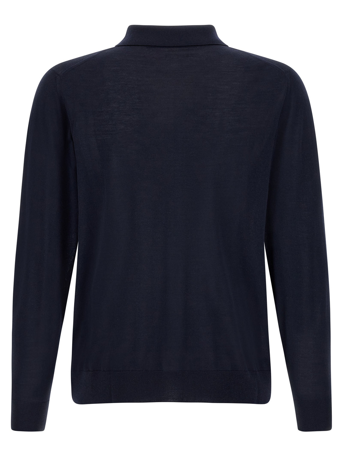 KITON - Wool polo shirt 14 microns