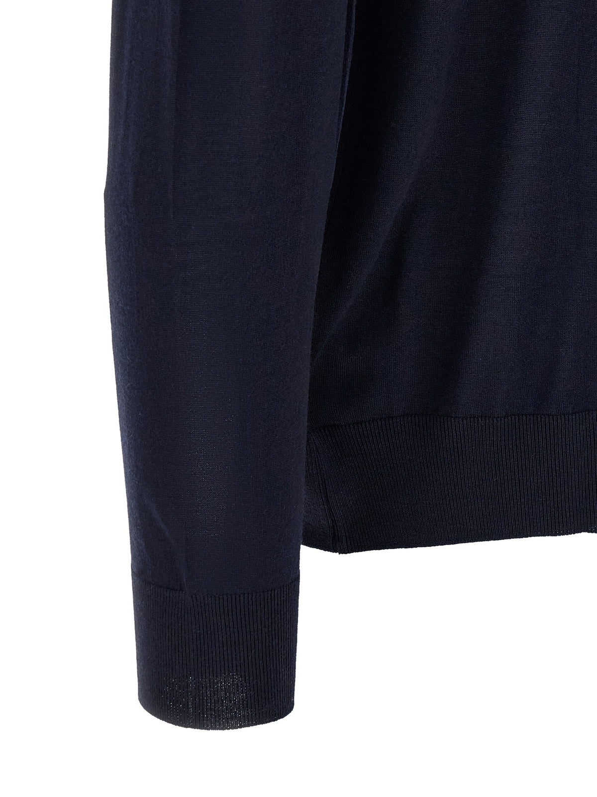 KITON - Wool polo shirt 14 microns