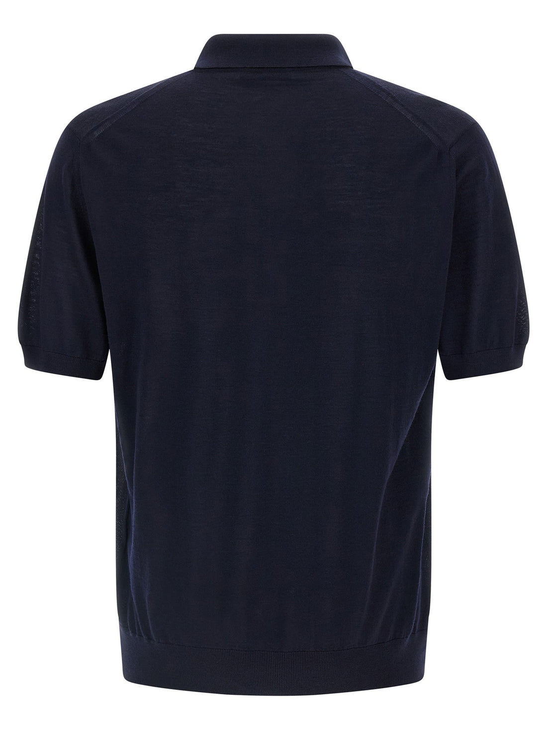 PRADA - Wool polo shirt Blue