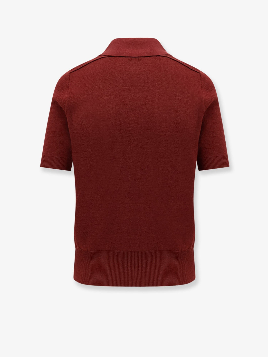 Wool polo shirt