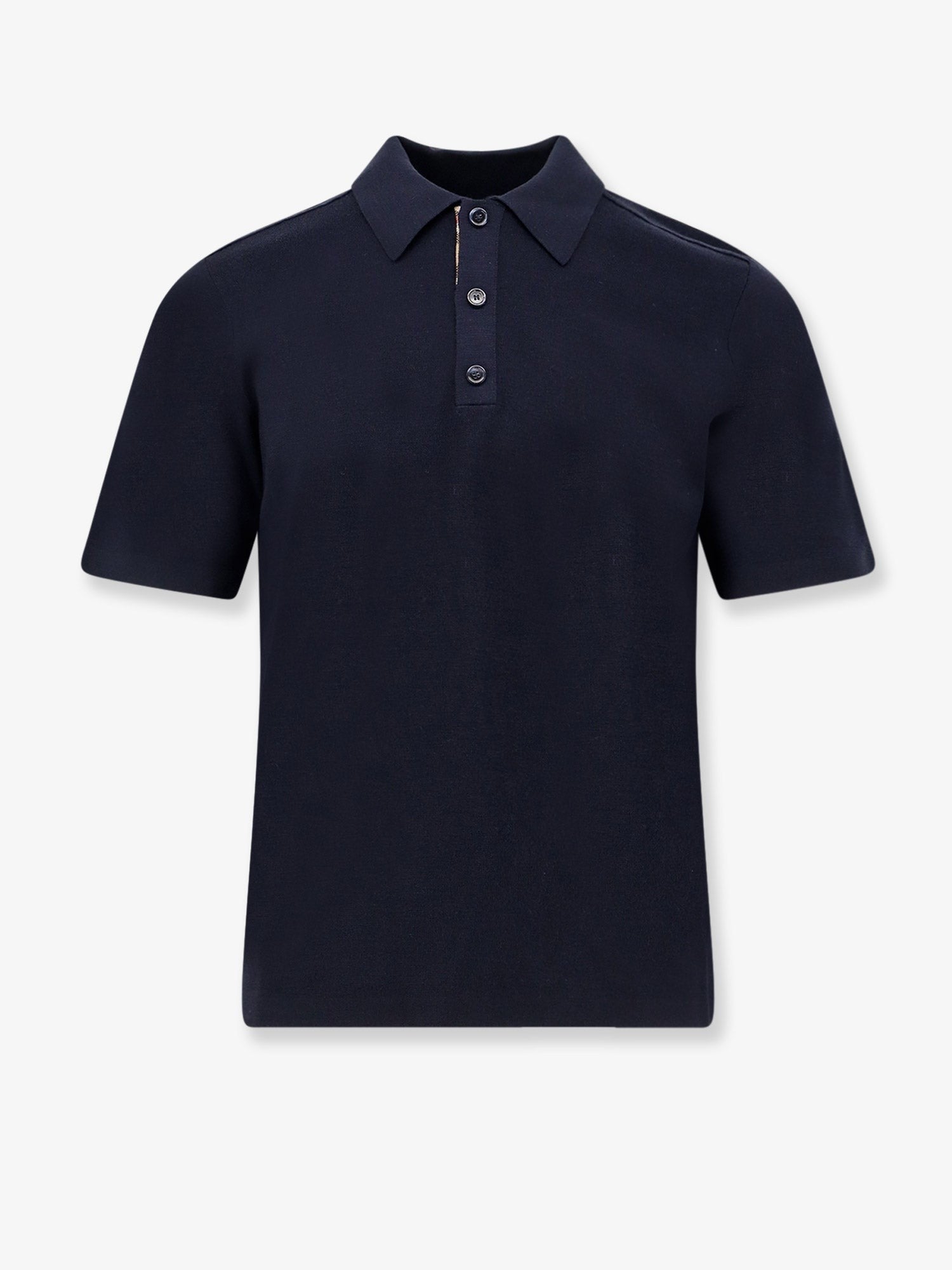 Wool polo shirt