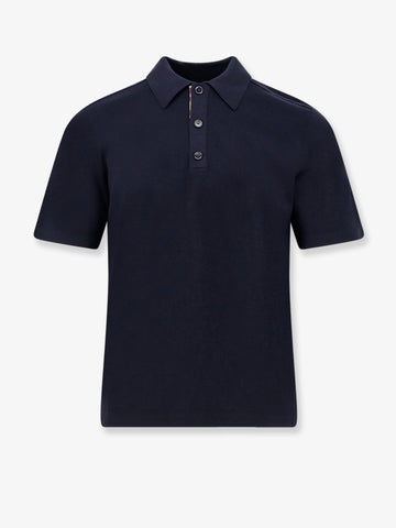 Wool polo shirt