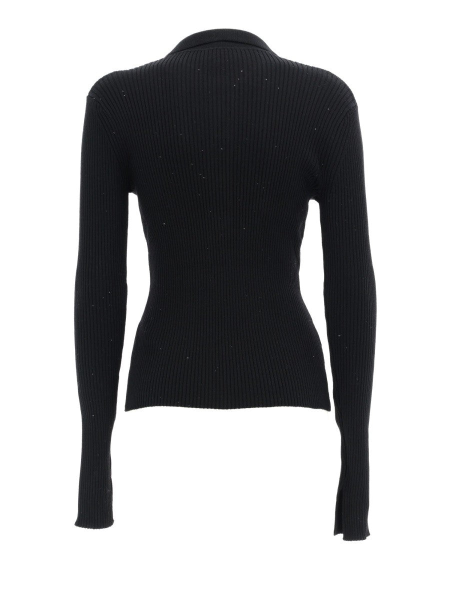 GANNI GANNI - WOOL POLO.