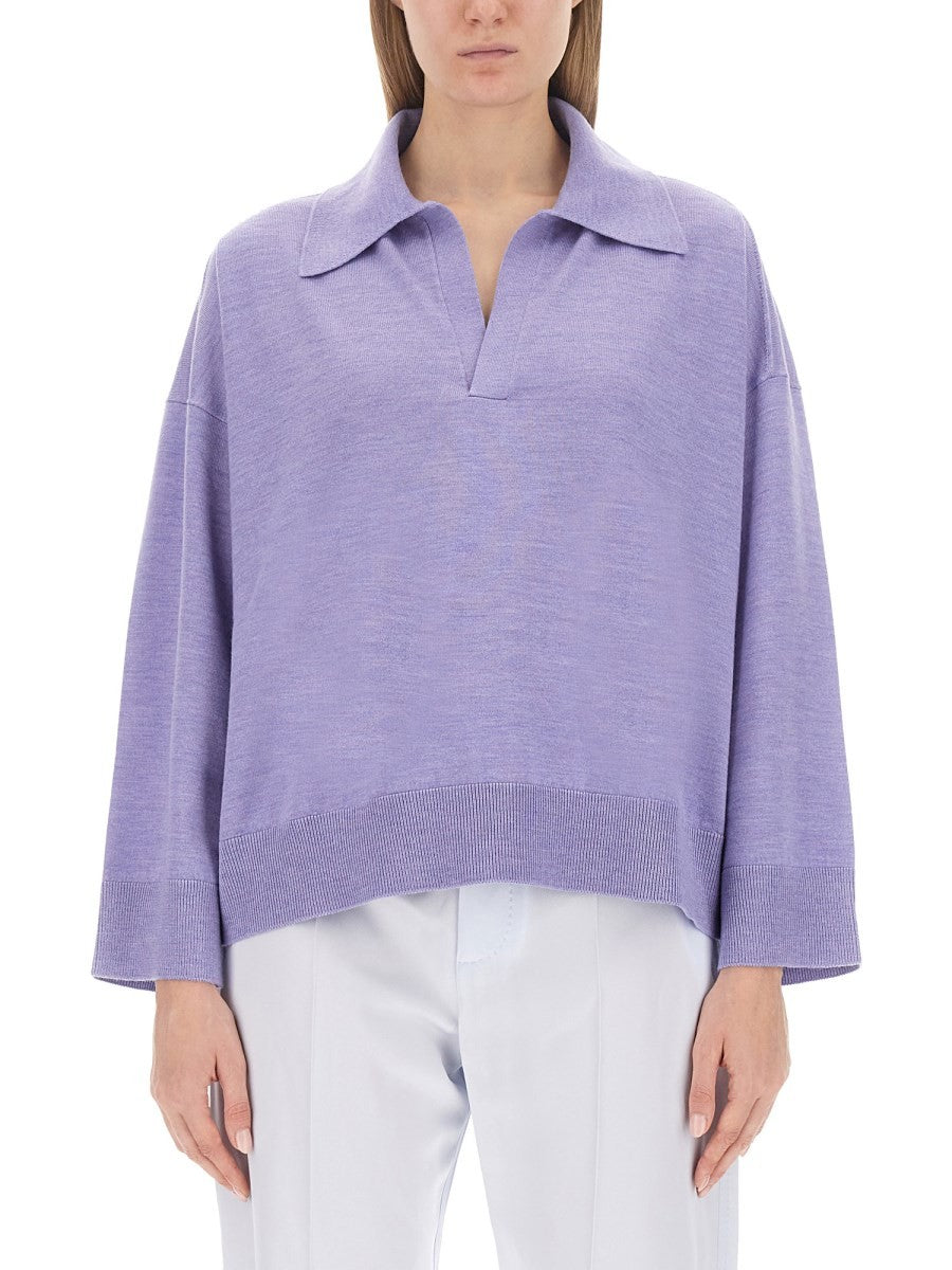 Bottega Veneta - WOOL POLO. wool-polo_76a17315-08ab-4e66-b0c0-c9350ff61b7d