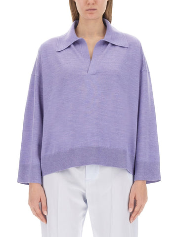 Bottega Veneta - WOOL POLO. wool-polo_76a17315-08ab-4e66-b0c0-c9350ff61b7d
