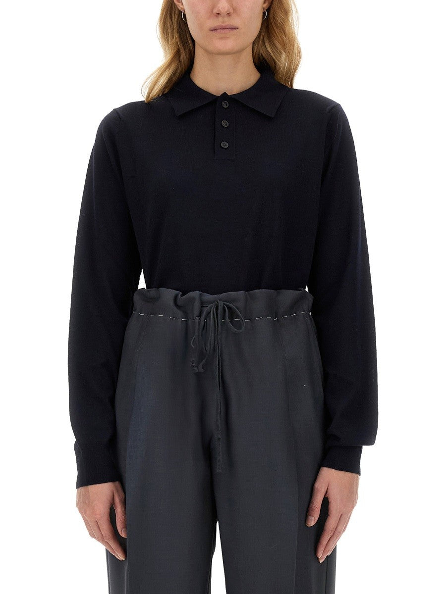Maison Margiela - WOOL POLO. wool-polo_a9700768-0e06-43a1-89bb-5f0b63550634