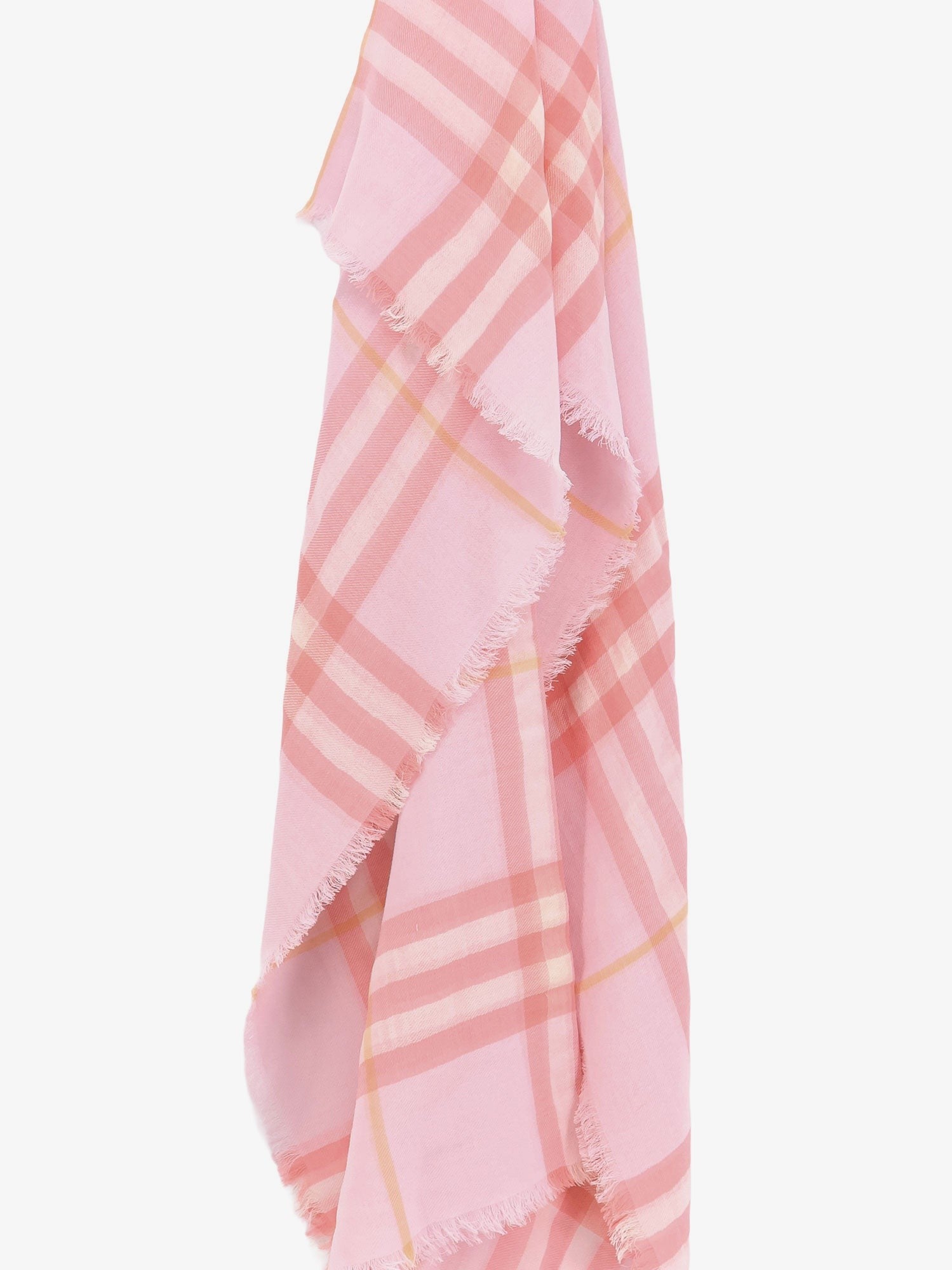 Wool scarf with Burberry Check motif