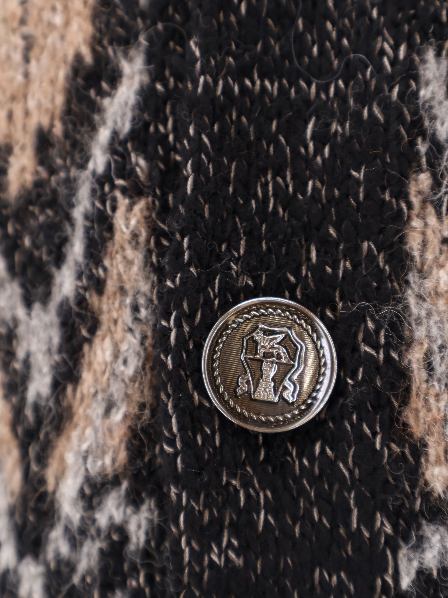 Wool, silk and cashmere cardigan