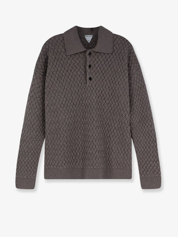 Bottega Veneta - Wool sweater with Intrecciato motif wool-sweater-with-intrecciato-motif