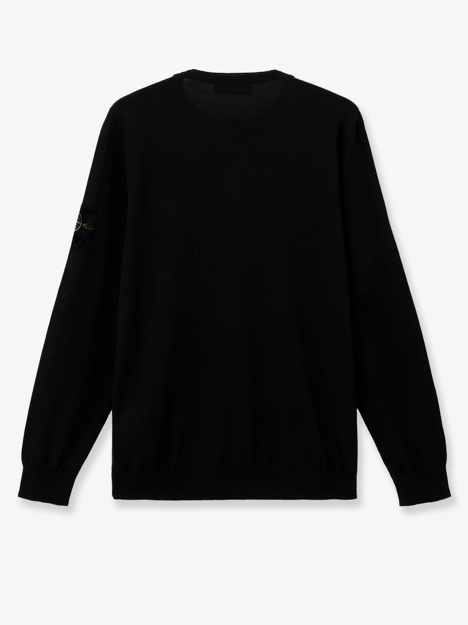 Stone Island - Wool sweater with side logo patch