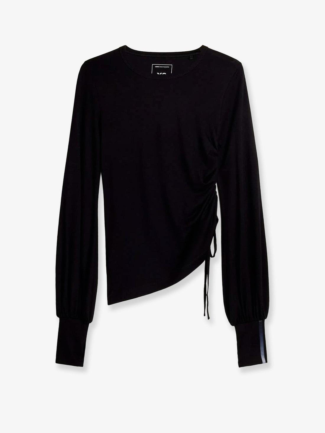 ADIDAS Y-3 - Wool t-shirt with iconic detail wool-t-shirt-with-iconic-detail_a21720a5-031f-48a7-b979-ead5cec5ca5d