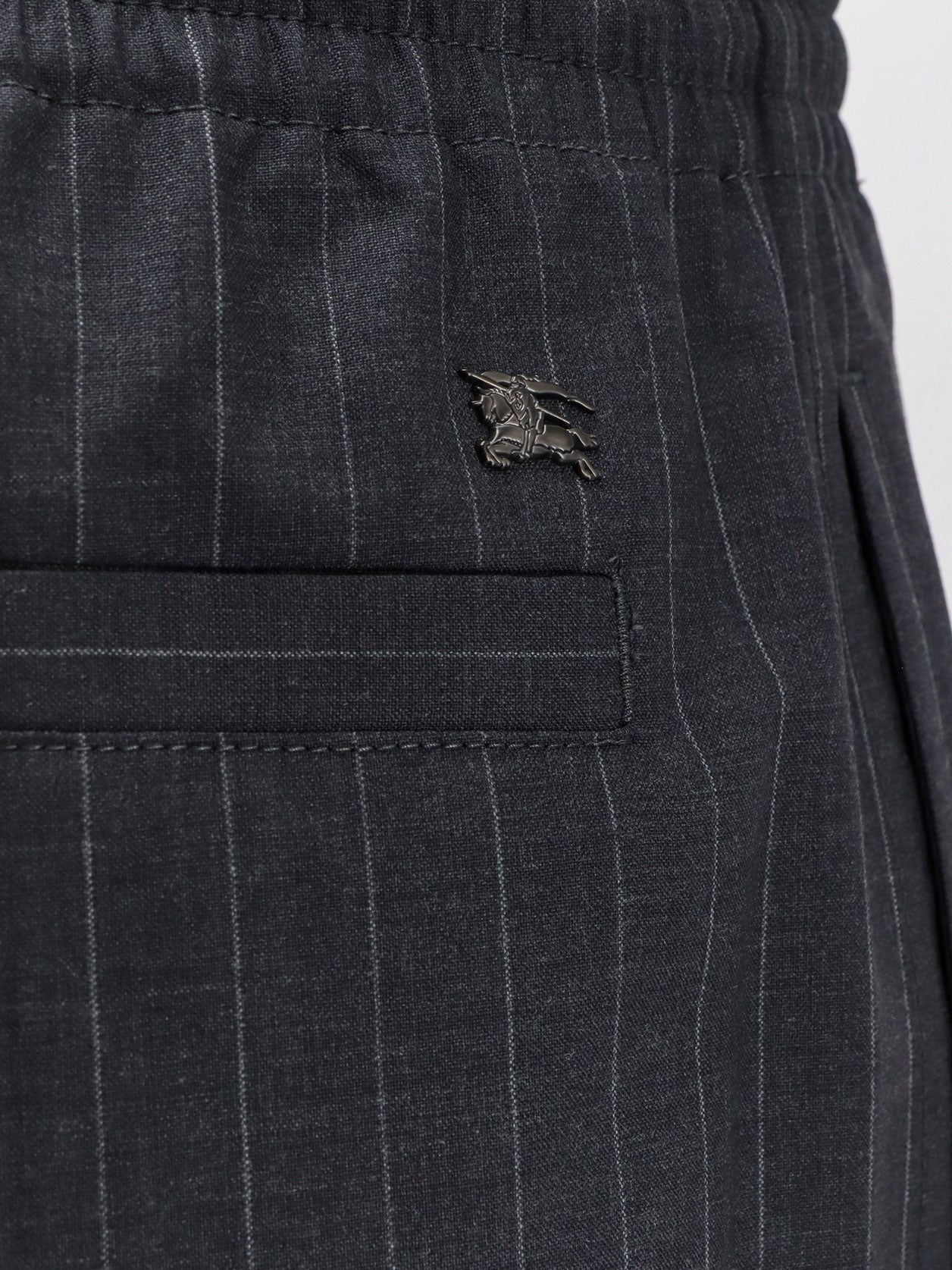 Burberry Burberry - Wool trousers with drawstring