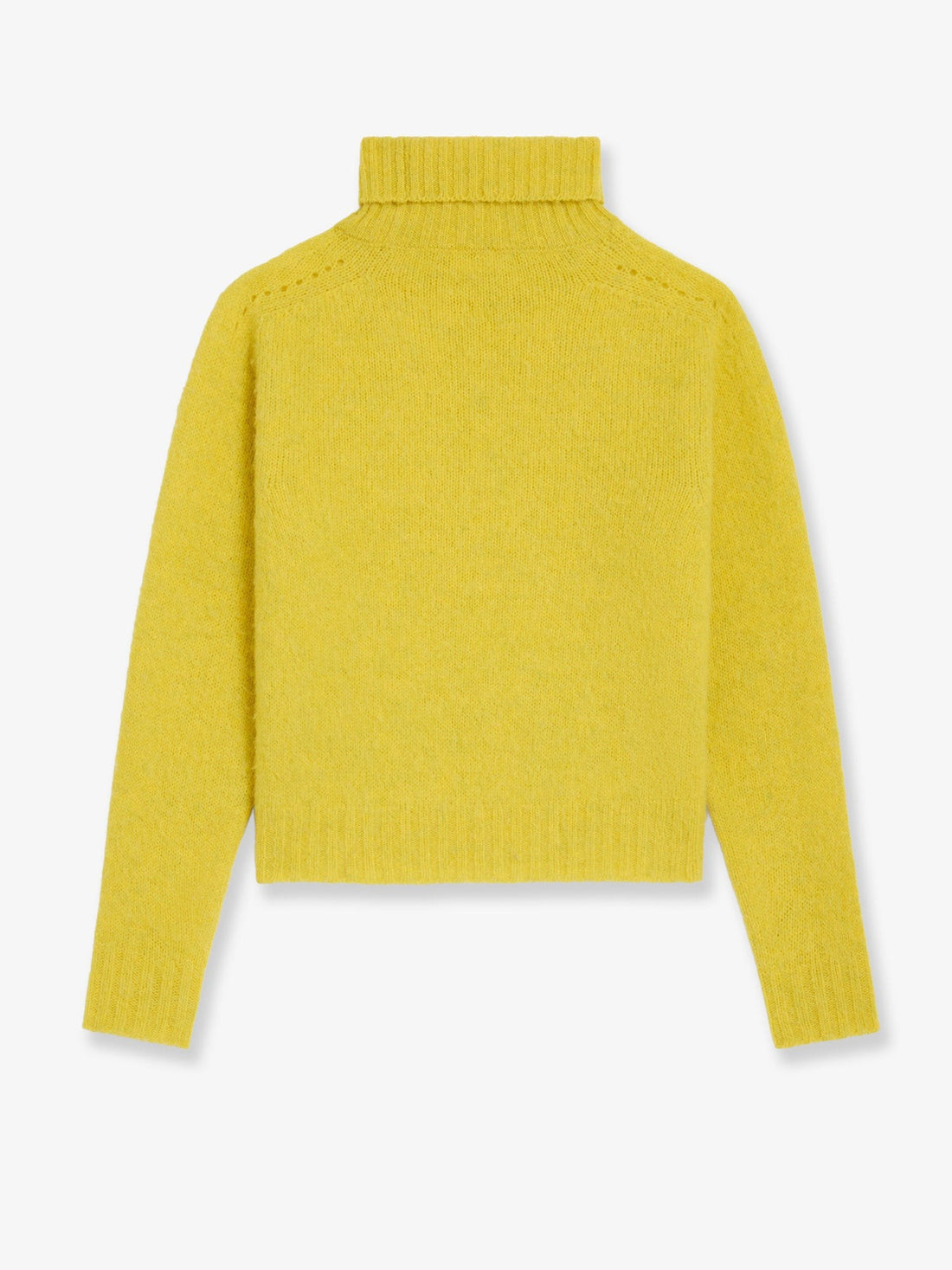 Wool turtleneck with Triomphe embroidery