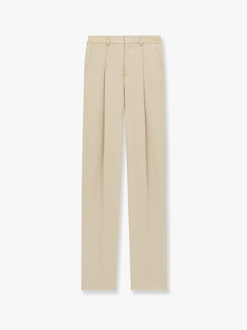 Wool tuxedo trouser with silk lining