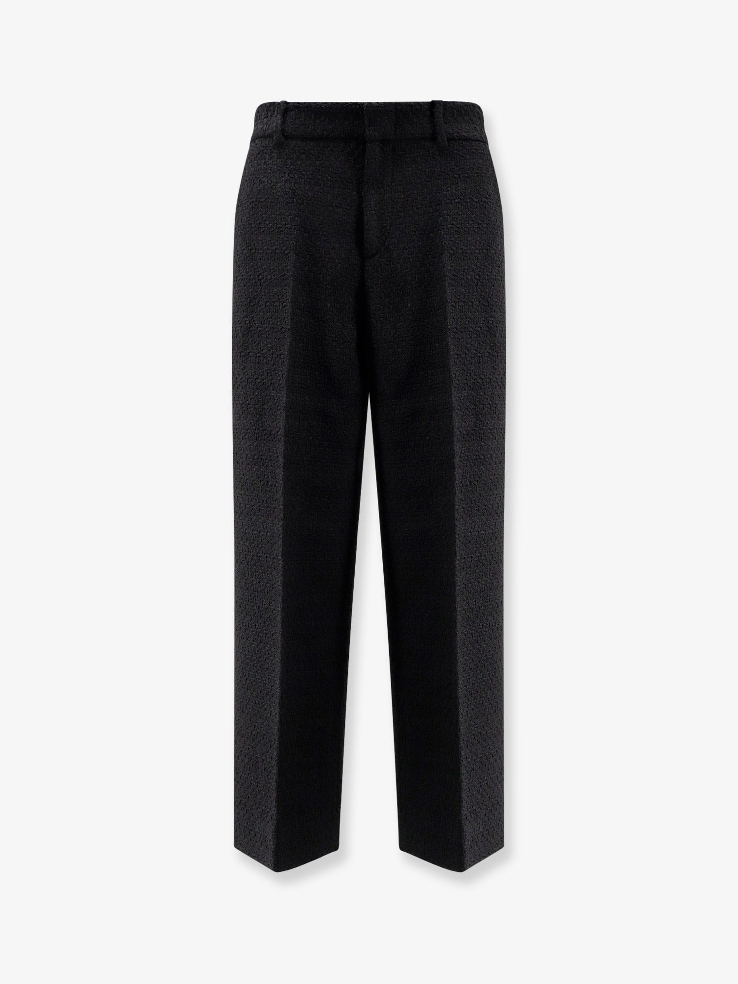 Wool tweed trousers