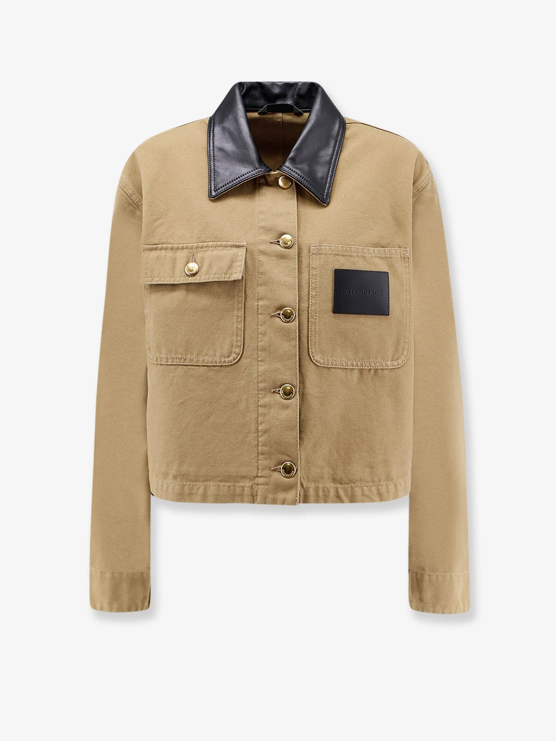 Balenciaga - Workwear Cropped Canvas Jacket beige 36