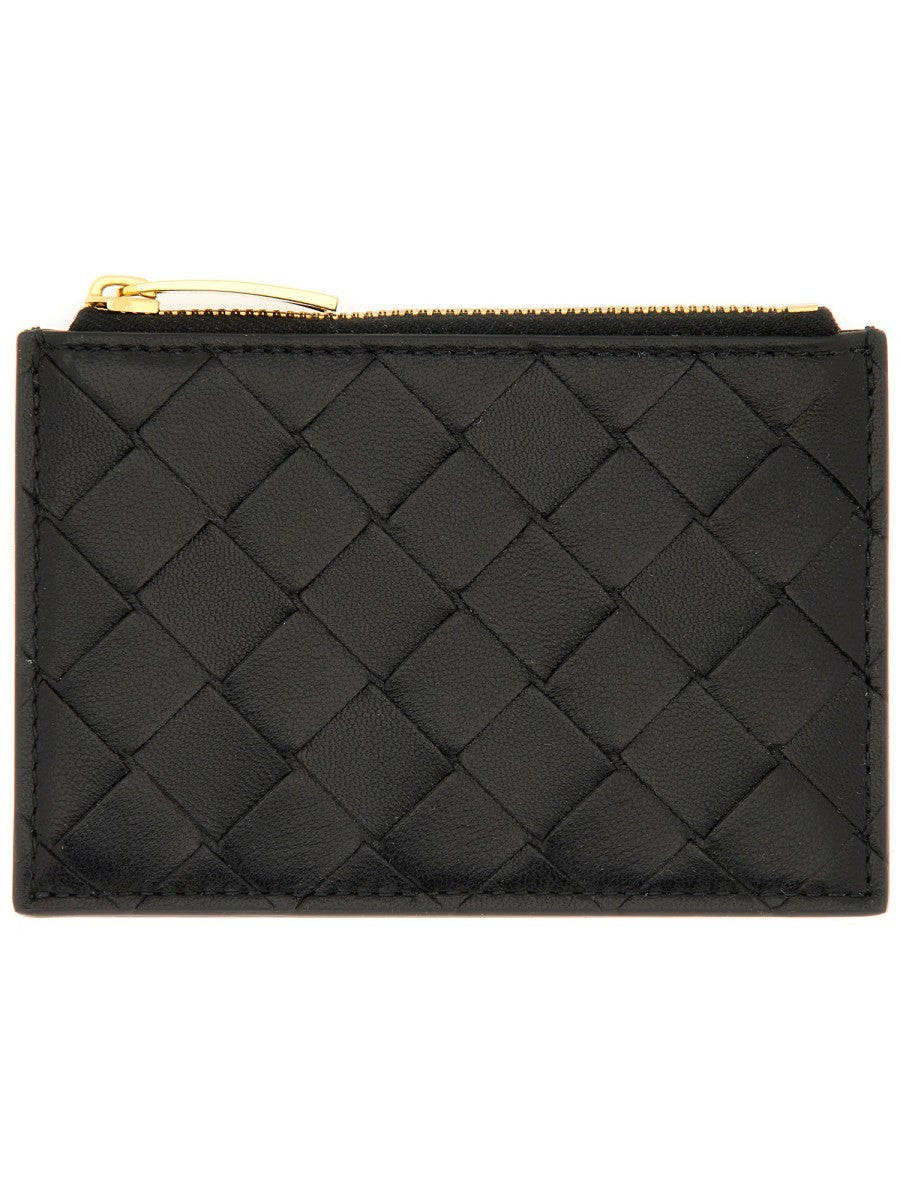 Bottega Veneta - Woven Card Holder with Zipper woven-card-holder-with-zipper_d7679eda-b102-4567-b66a-1fe39b81ec11