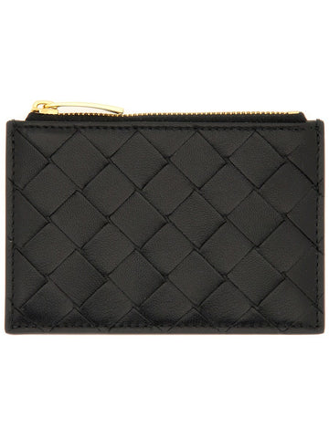 Bottega Veneta - Woven Card Holder with Zipper woven-card-holder-with-zipper_d7679eda-b102-4567-b66a-1fe39b81ec11