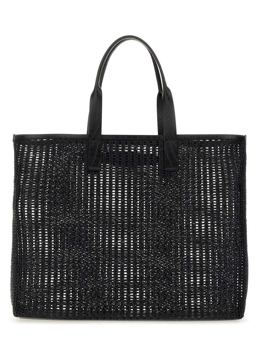 WOVEN MESH SHOPPING BAG