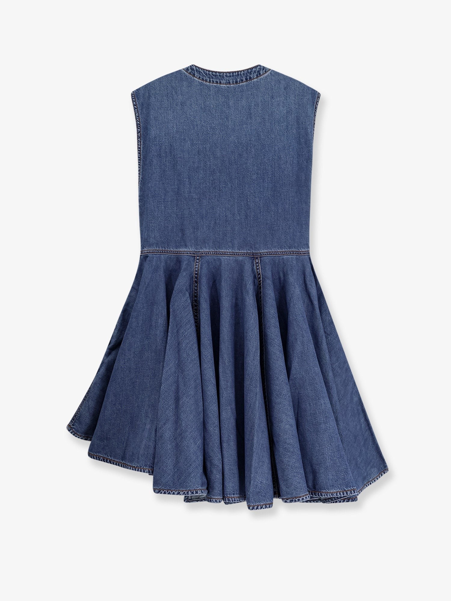 ALAIA - Wrap denim dress