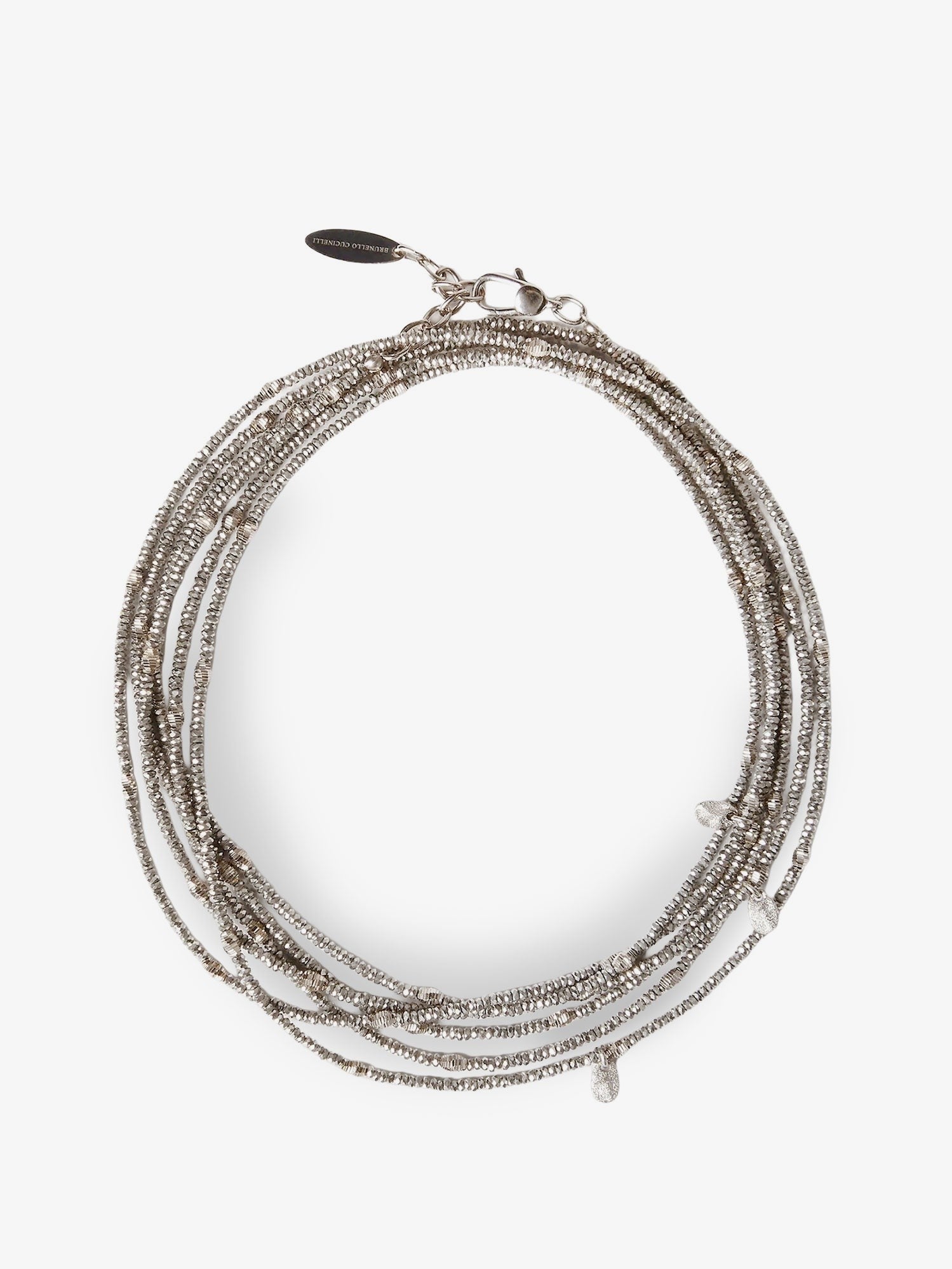 Brunello Cucinelli - Wrap hematite and 925 Sterling silver bracelet wrap-hematite-and-925-sterling-silver-bracelet