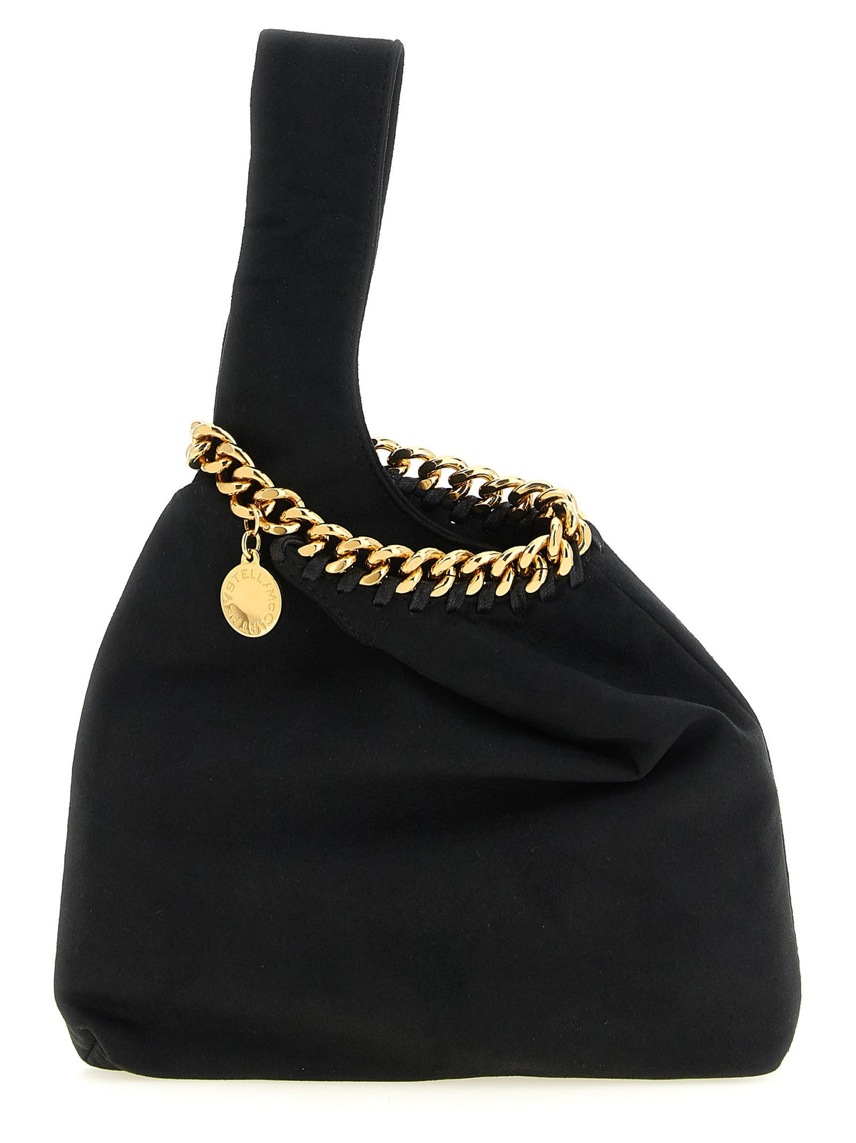 stella mccartney - 'Wristlet' suede handbag Black U