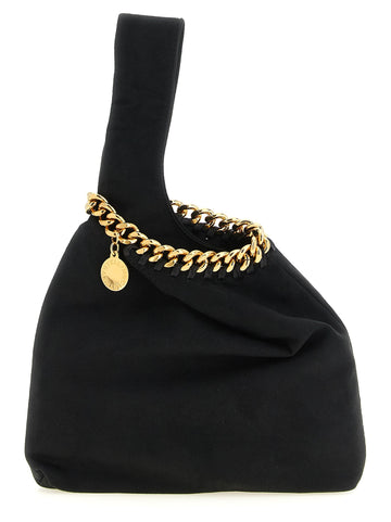 stella mccartney - 'Wristlet' suede handbag Black U