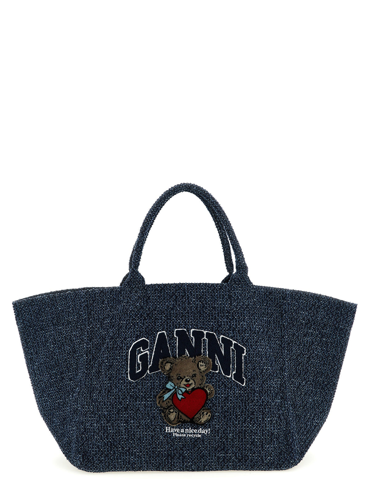 GANNI - 'XXL Bear' shopping bag