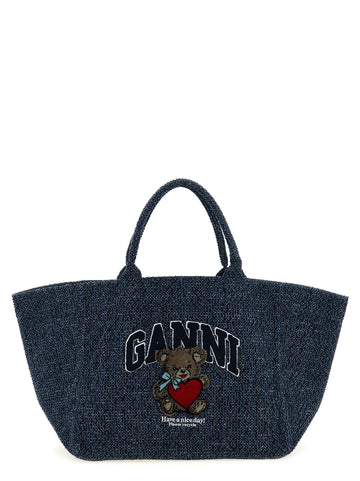 GANNI - 'XXL Bear' shopping bag