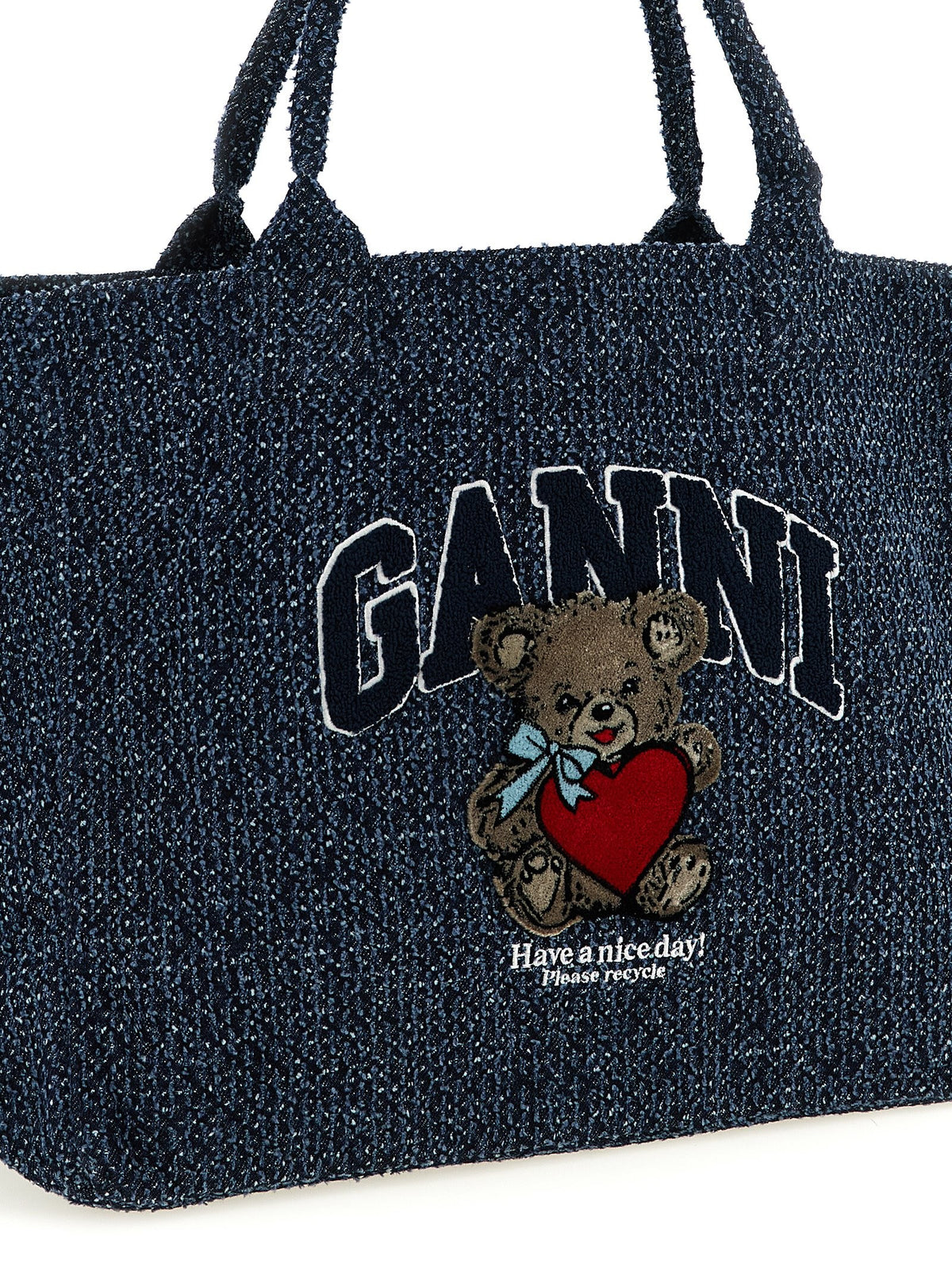 GANNI - 'XXL Bear' shopping bag