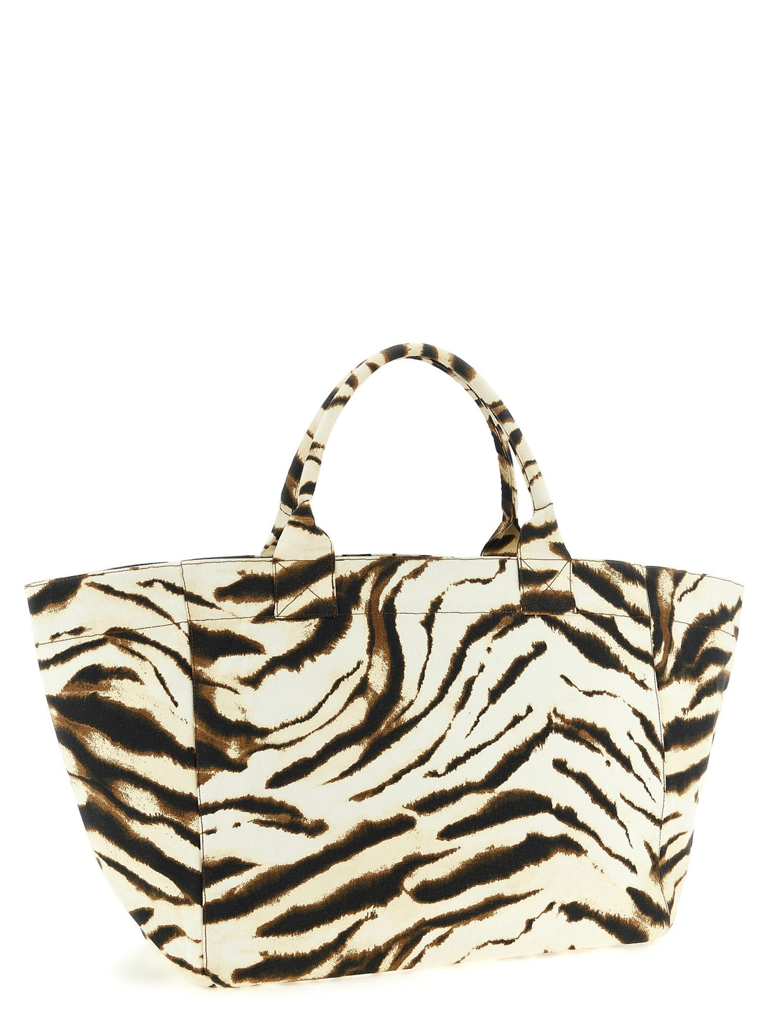 GANNI - 'XXL Zebra' shopping bag