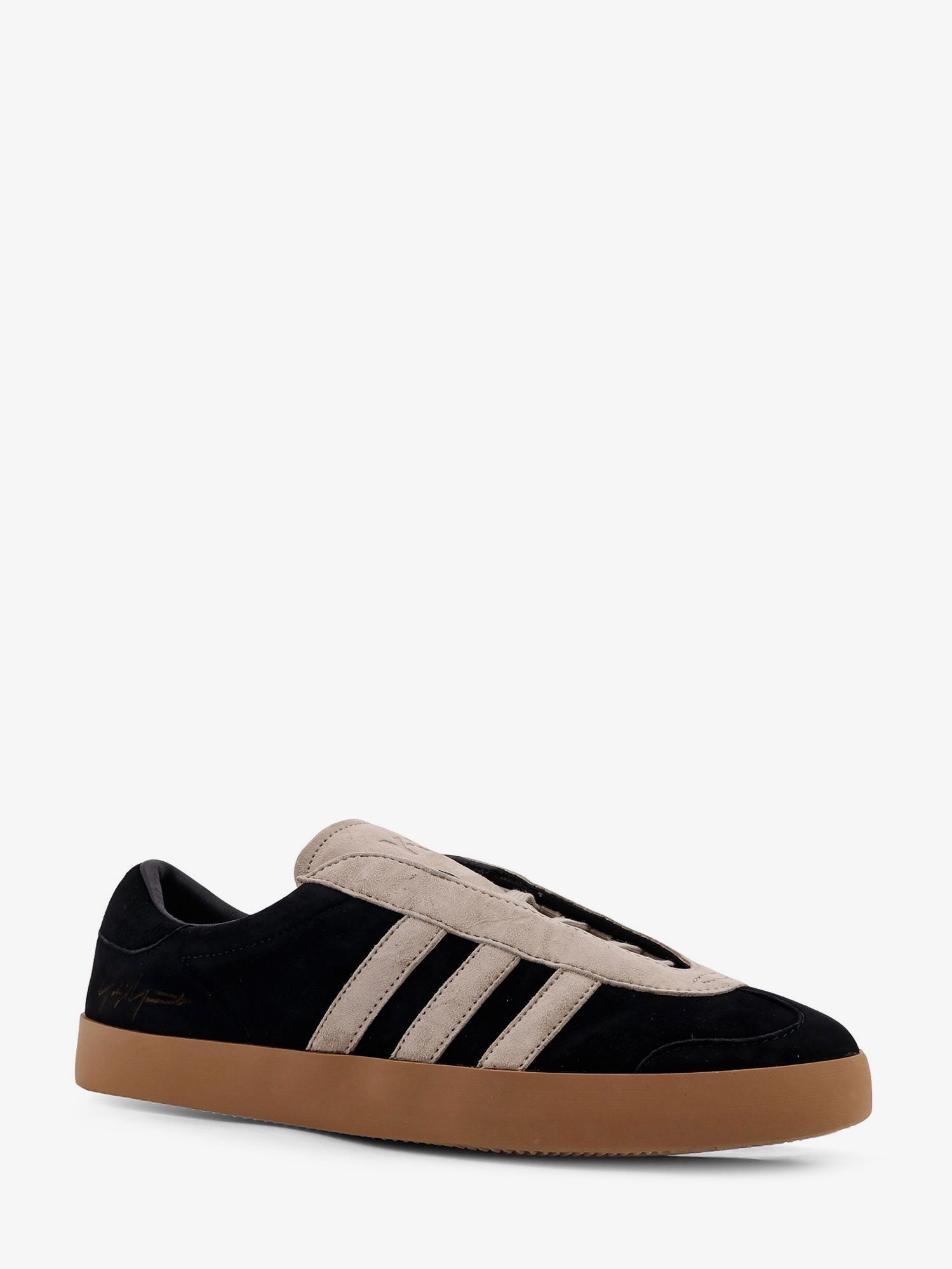 ADIDAS Y-3 - Y-3 Gazelle suede sneakers with engraved logo on the side
