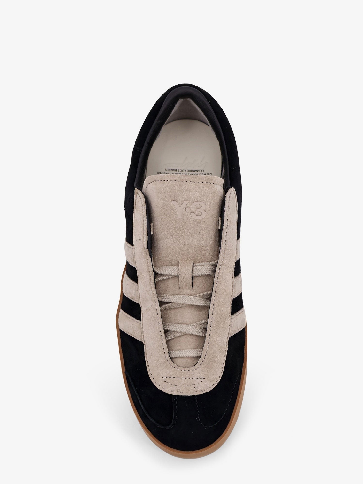 ADIDAS Y-3 - Y-3 Gazelle suede sneakers with engraved logo on the side