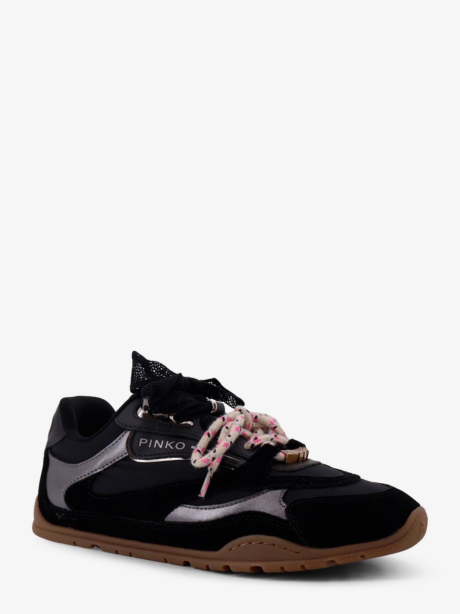 Pinko - Yulia suede sneakers with nylon inserts yulia-suede-sneakers-with-nylon-inserts_72025ab3-d5e7-4170-ab26-72d0684b9054