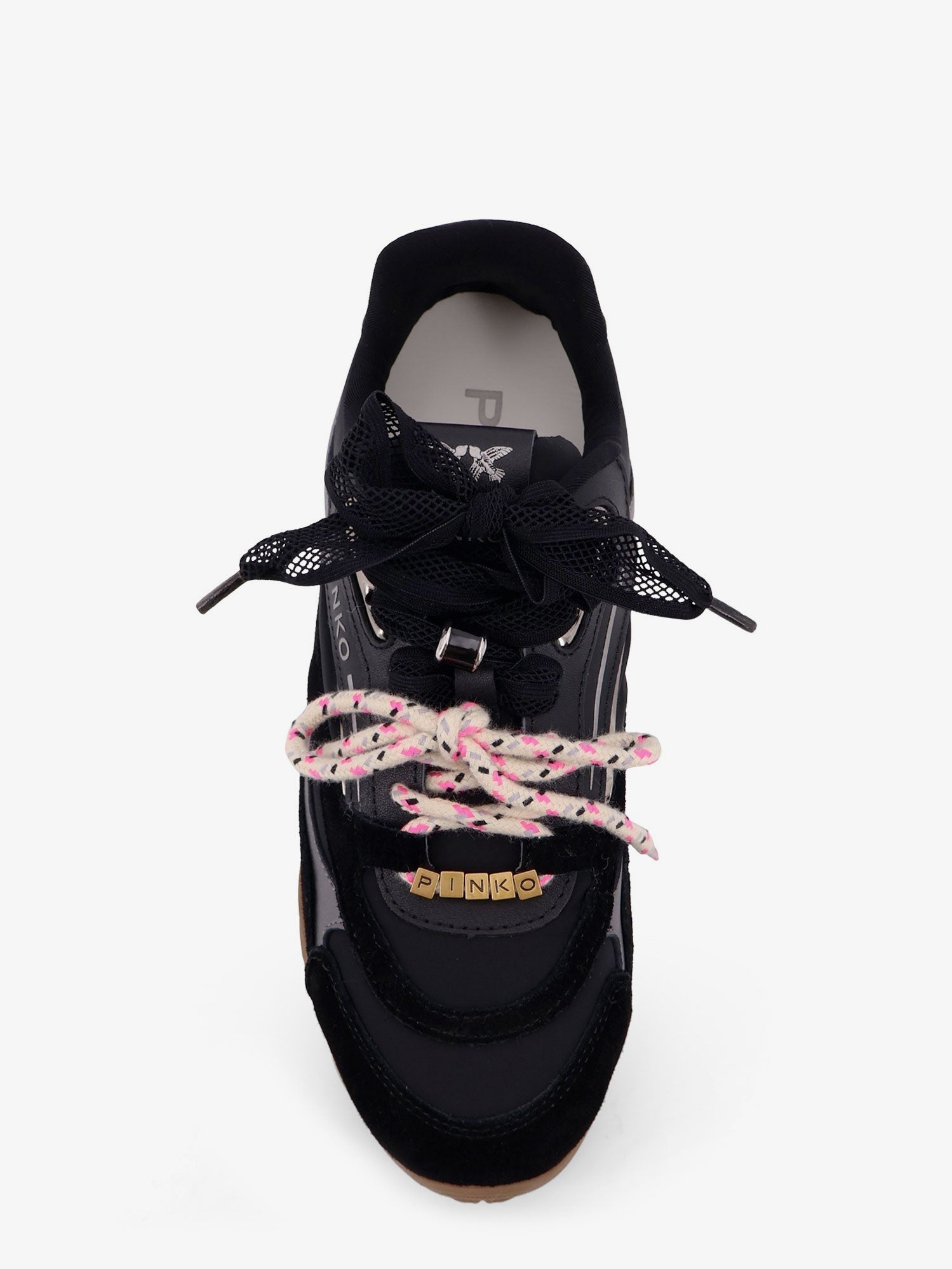 Pinko - Yulia suede sneakers with nylon inserts yulia-suede-sneakers-with-nylon-inserts_ee6b7eb8-7b32-46e3-9a6d-a2036f40e088