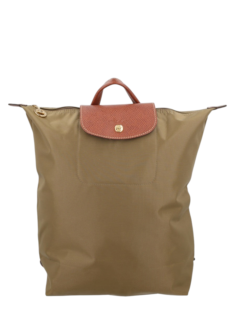 LONGCHAMP - Le Pliage Original Backpack Medium GREEN UNI