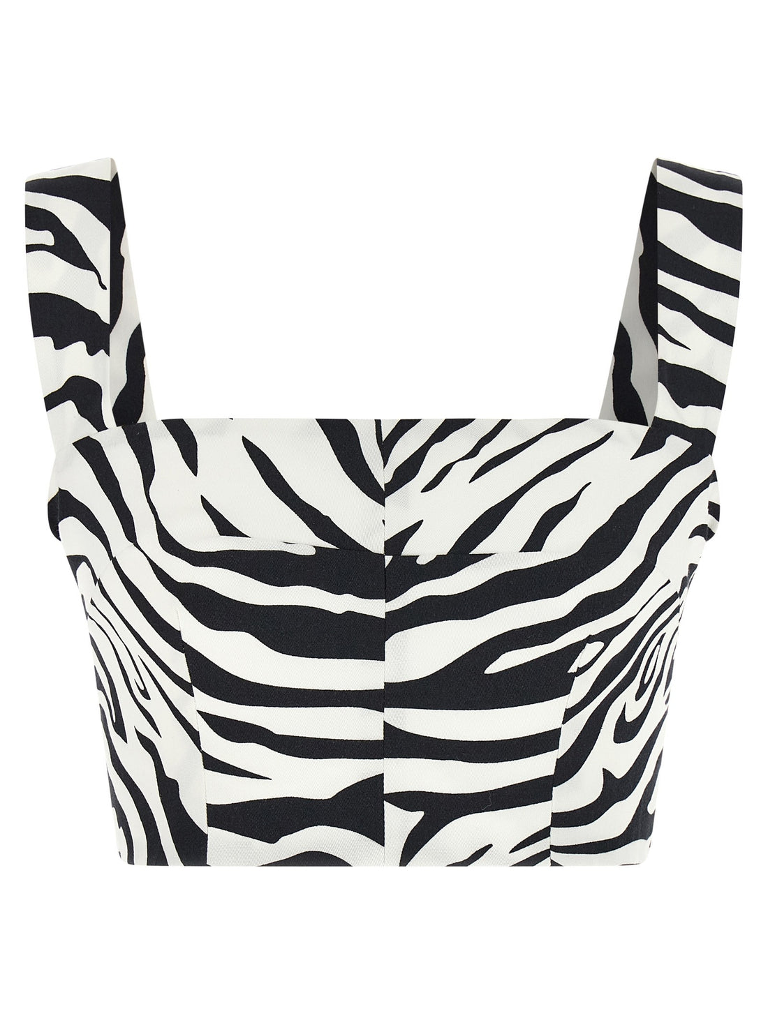Dolce & Gabbana - 'Zebra' top White Black 38 IT