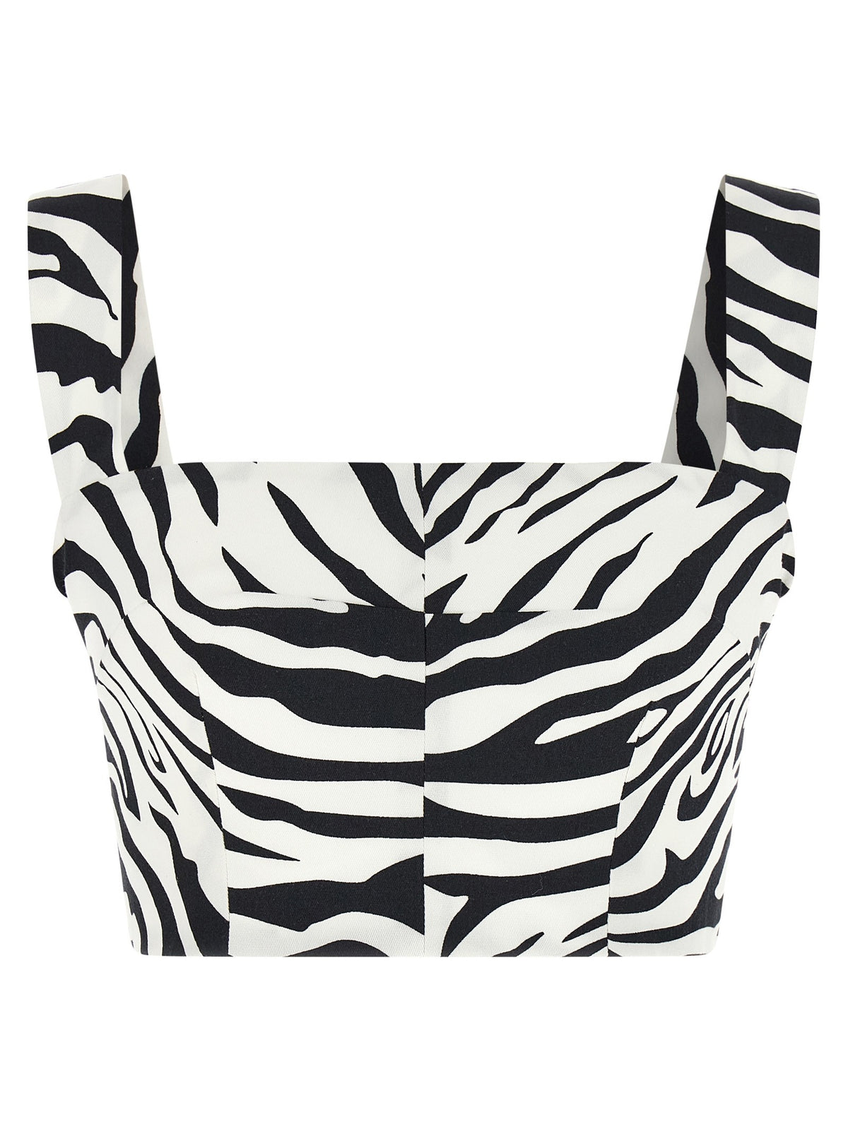 Dolce & Gabbana - 'Zebra' top White Black 38 IT
