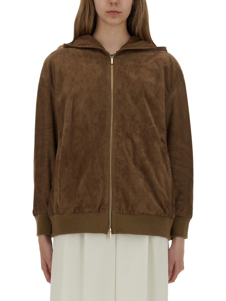 S MAX MARA S MAX MARA - "ZENO" LEATHER JACKET