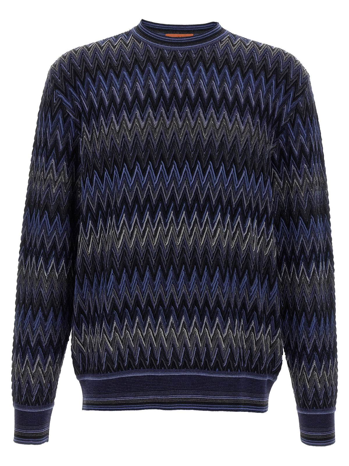 Missoni - Zigzag pattern sweater Blue 50 IT