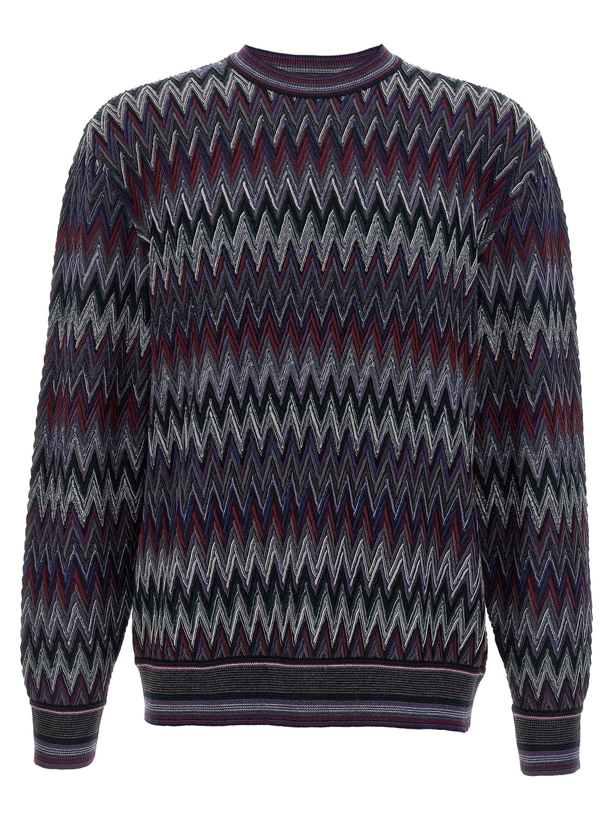 Missoni - Zigzag pattern sweater Blue 50 IT