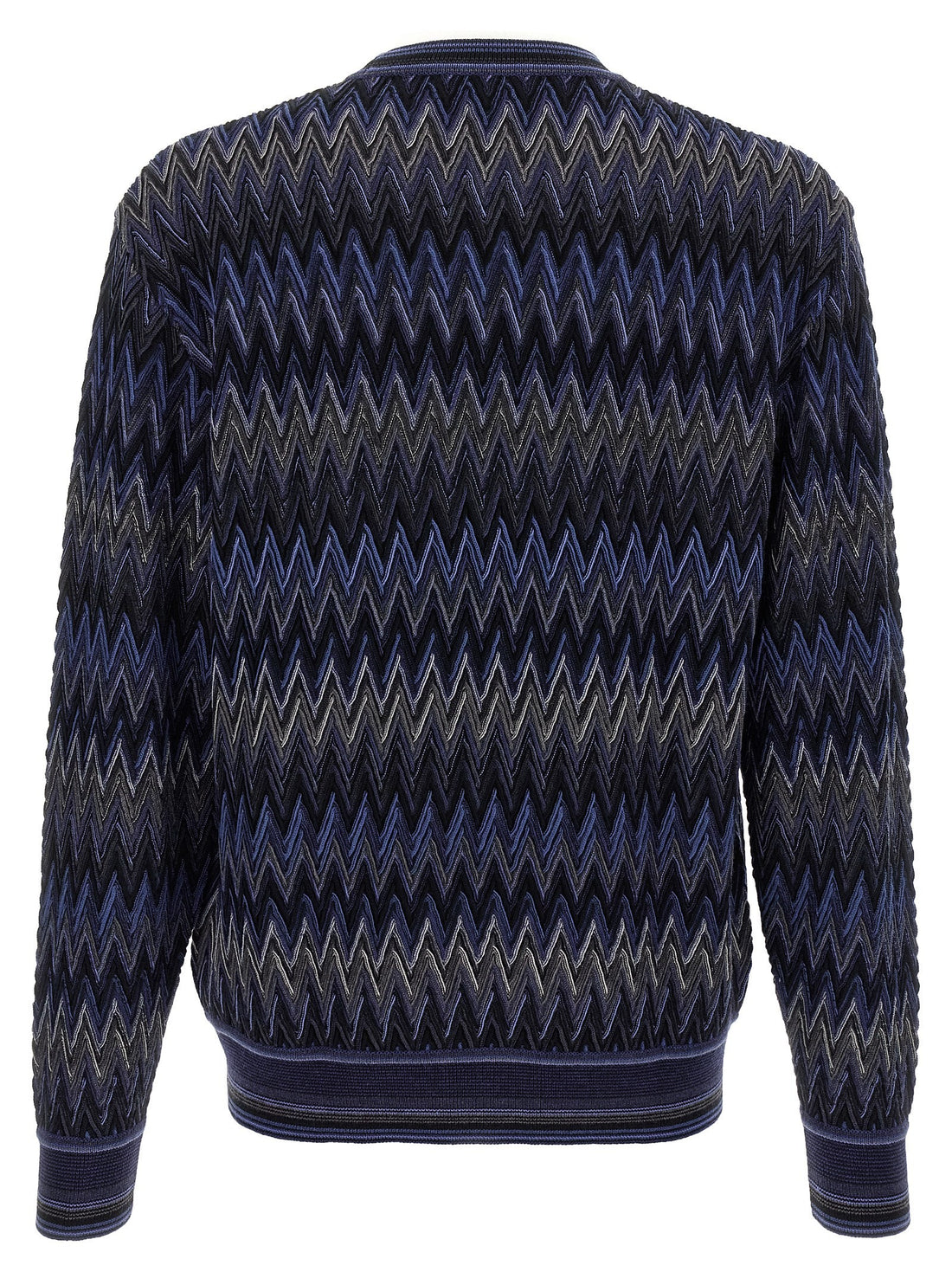 Missoni - Zigzag pattern sweater Blue 50 IT