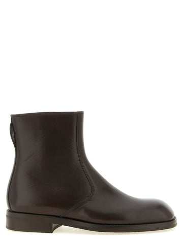 LEMAIRE - Zip ankle boots Brown