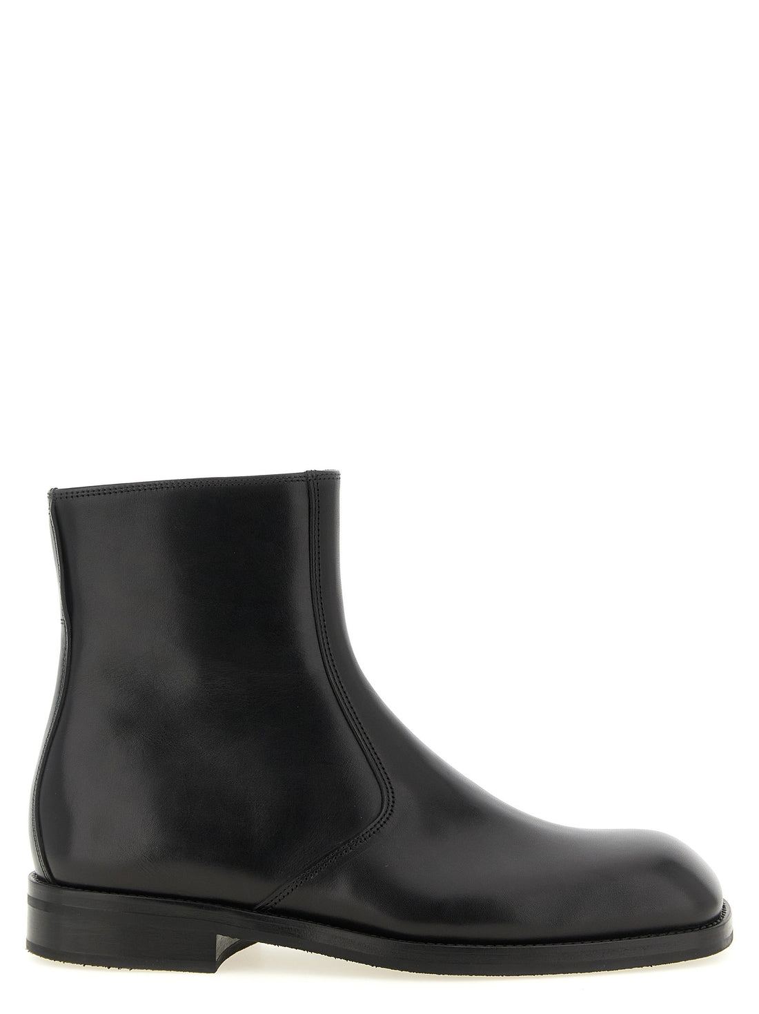 LEMAIRE - Zip ankle boots Black