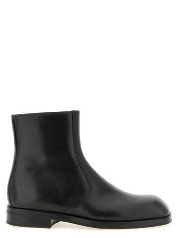 LEMAIRE - Zip ankle boots Black