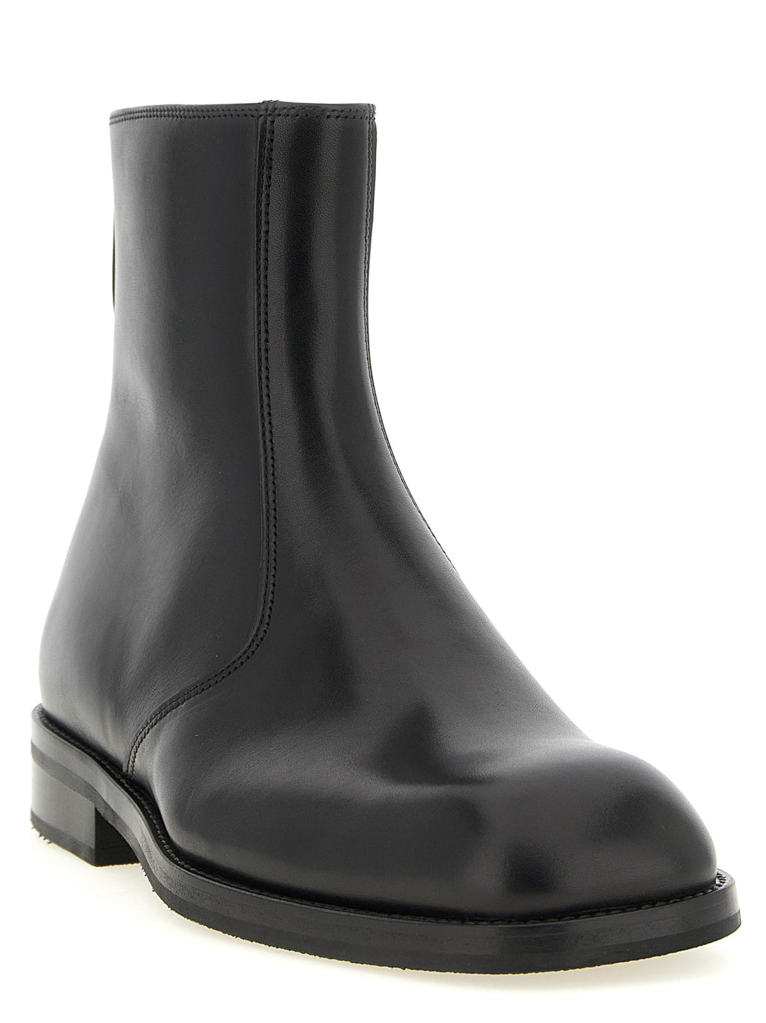 LEMAIRE - Zip ankle boots Black