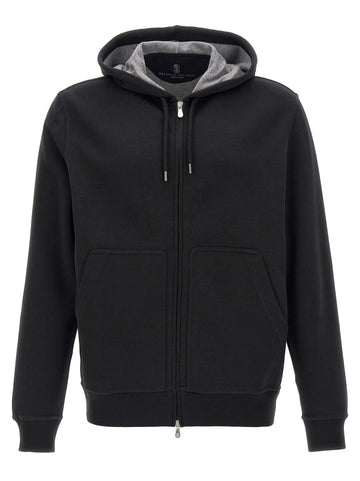 Brunello Cucinelli - Zip hoodie Black