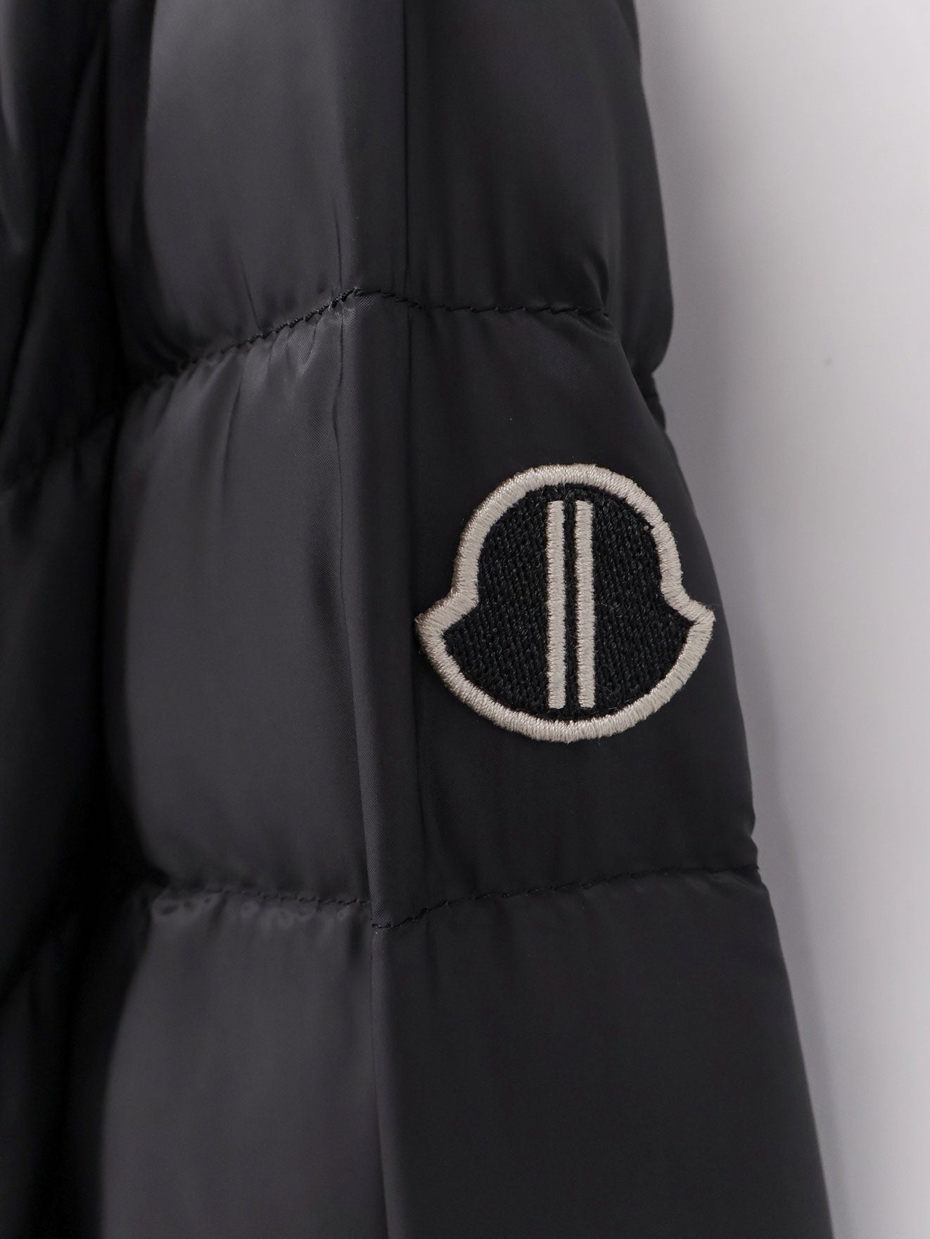 RICK OWENS - Moncler + Rick Owens 'Ziplock' down jacket zip-lock-hooded-down-jacket